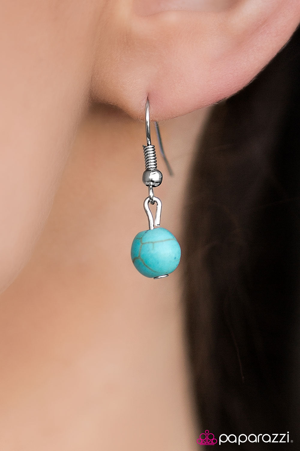 Paparazzi On Mountain Time Blue Short Necklace