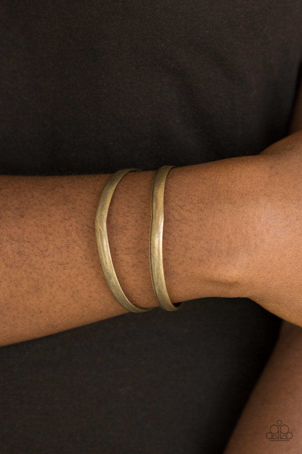 Paparazzi Palm Trees And Pyramids Brass Cuff Bracelet