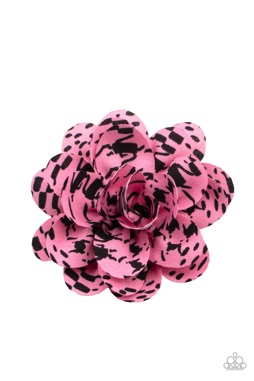 Paparazzi Patterned Paradise Pink Hairbow - P7SS-PKXX-163XX