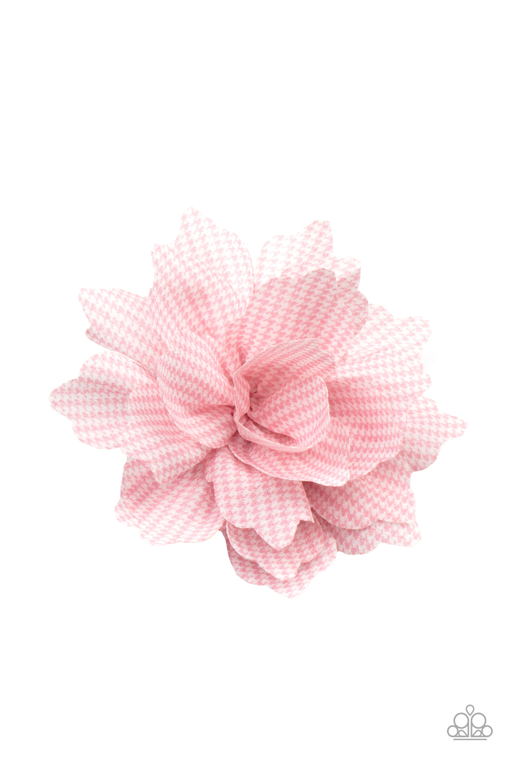 Paparazzi Plaid Prairies Pink Hairbow - P7SS-PKXX-165XX