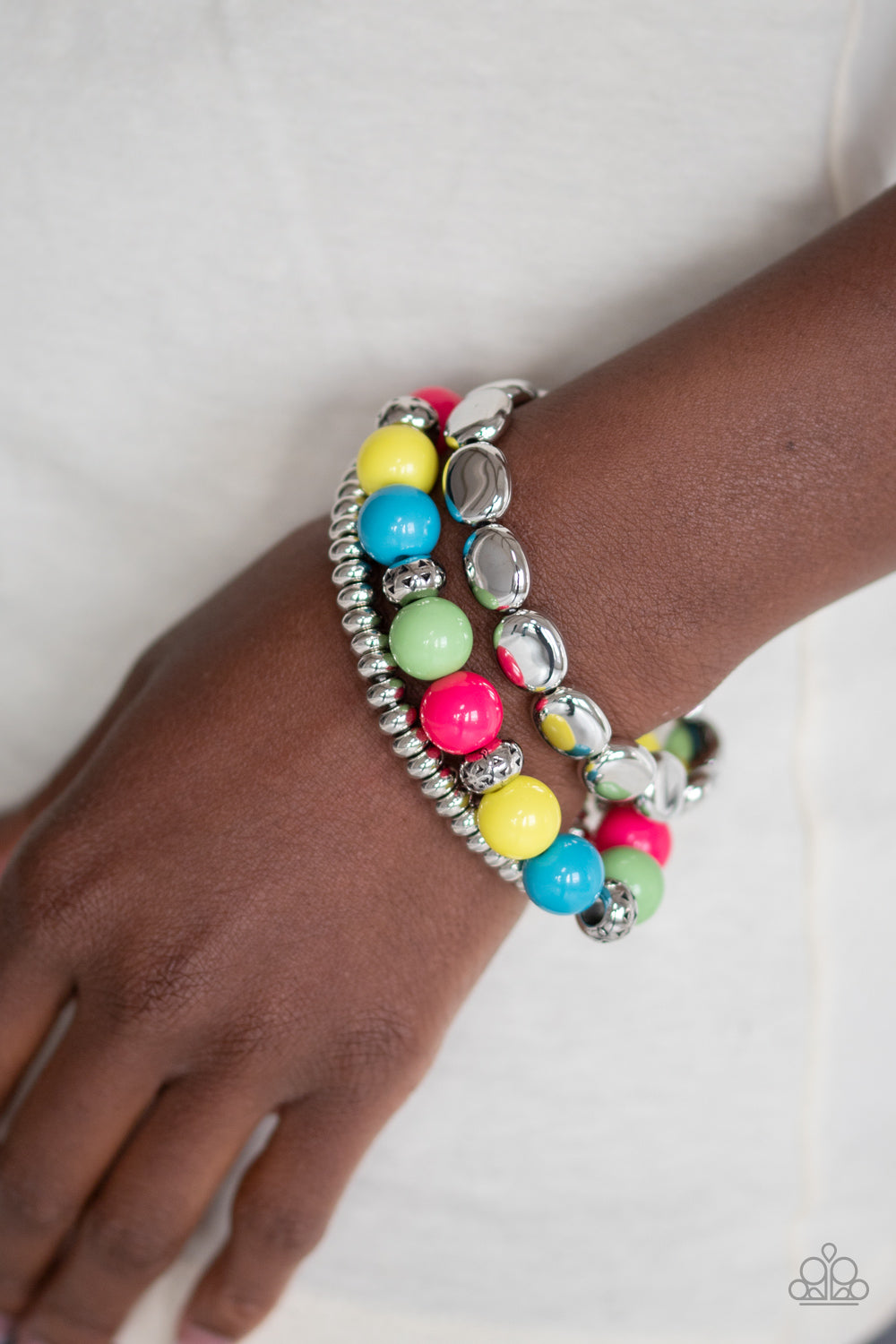 Paparazzi Prismatic Pop Multi Stretch Bracelet