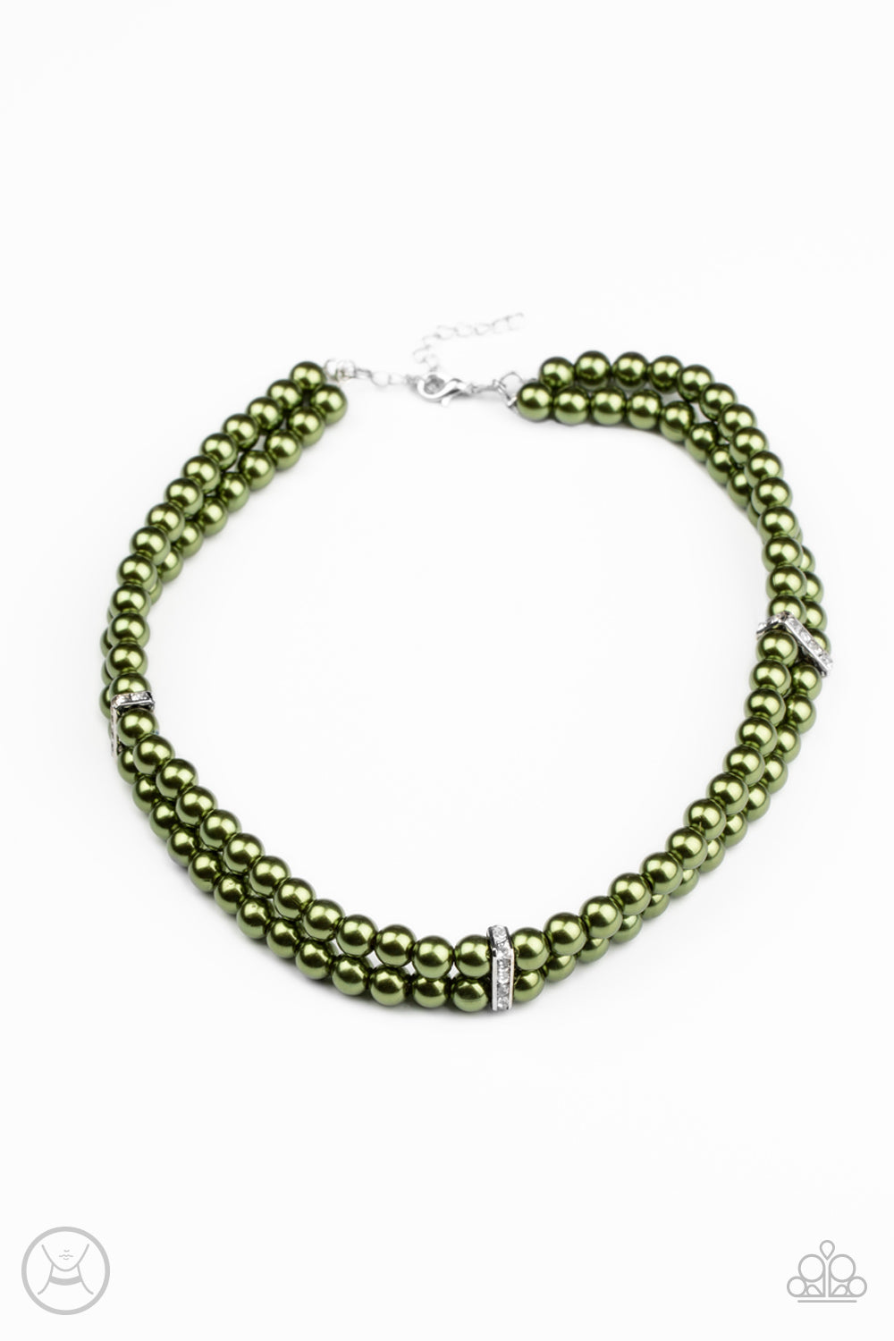 Paparazzi Put On Your Party Dress Green Choker Necklace - P2RE-GRXX-145XX Paparazzi Put On Your Party Dress Green Choker Necklace - P2RE-GRXX-145XX