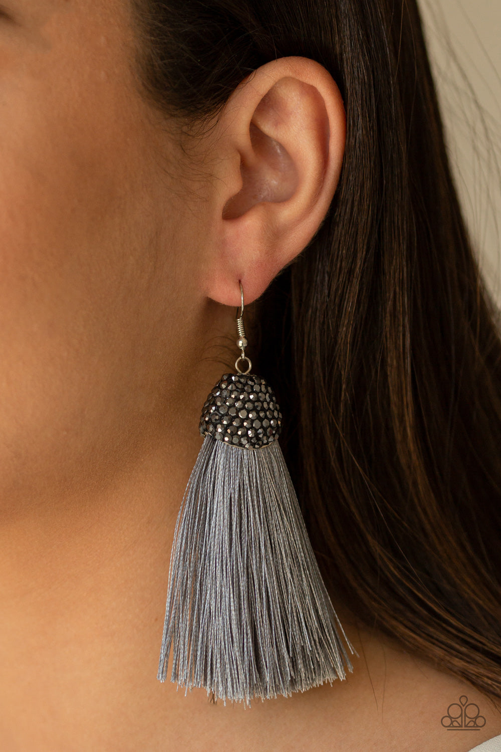 Paparazzi Razzle Riot Silver Fishhook Earrings