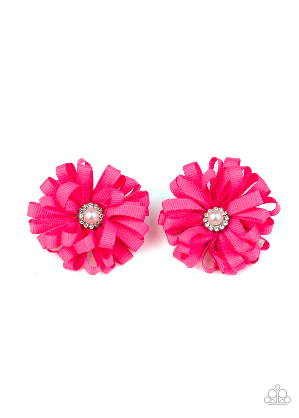 Paparazzi Ribbon Reception Pink Hairbow Duo