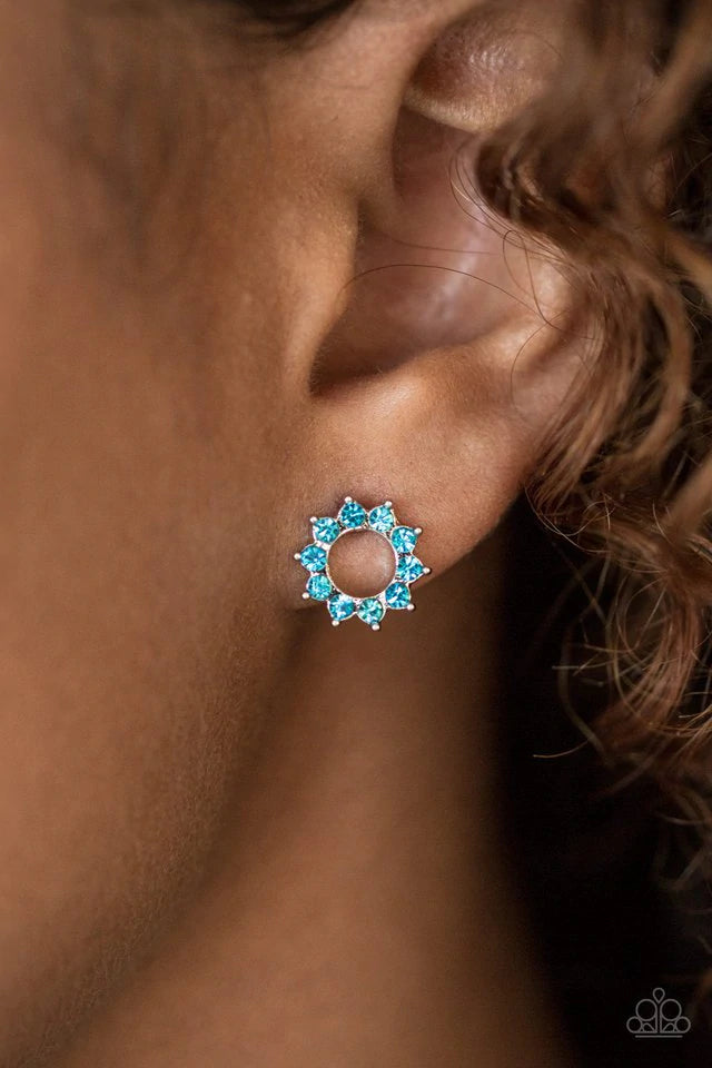 Paparazzi Richly Resplendent Blue Post Earrings - P5PO-BLXX-042XX