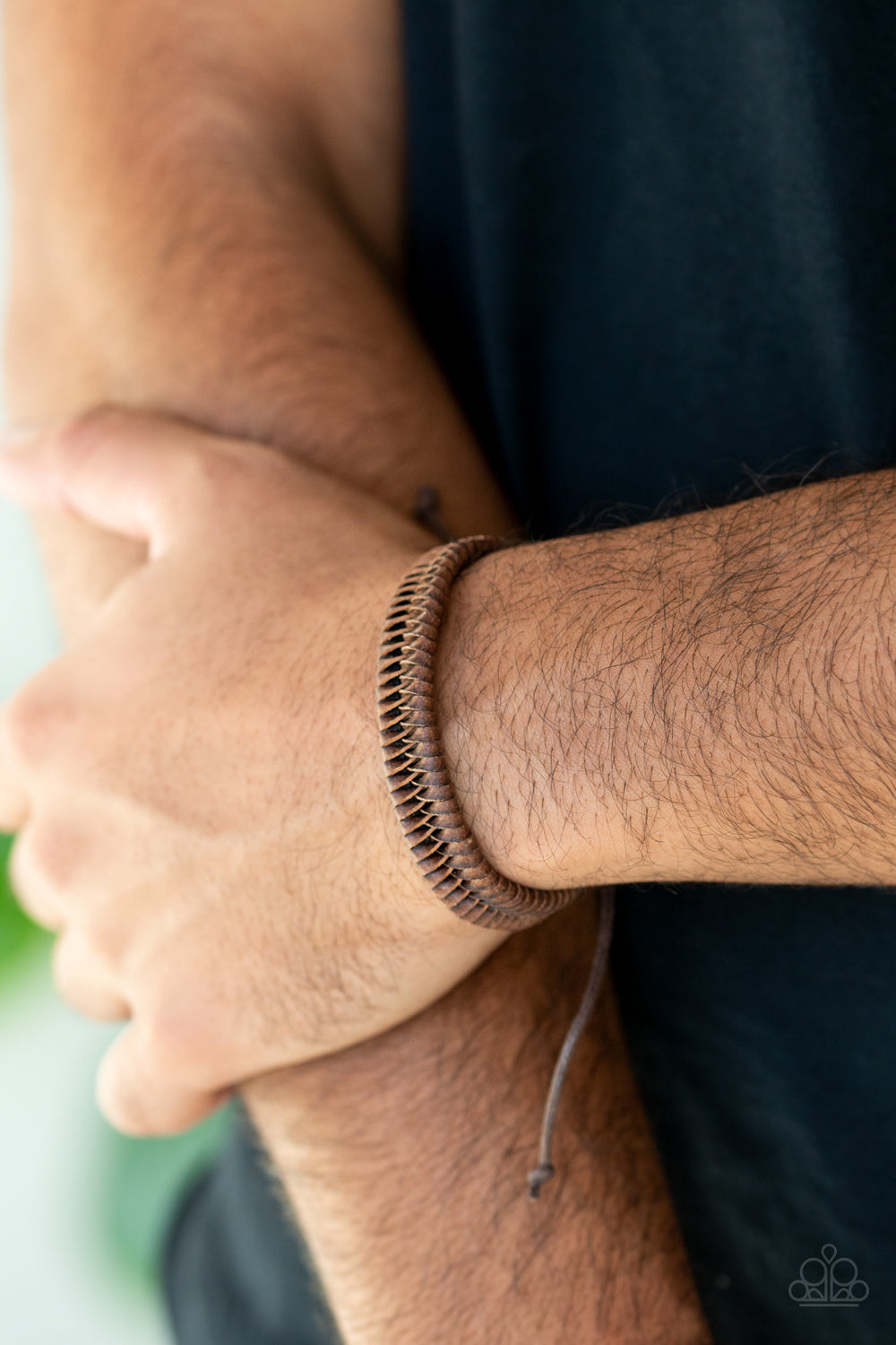 Paparazzi Rodeo Rally Brown Sliding Knot Bracelet