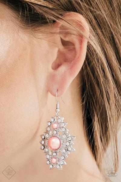 Copy of Paparazzi Rome Romance Orange Fishhook Earrings - Fashion Fix Glimpses of Malibu July 2018