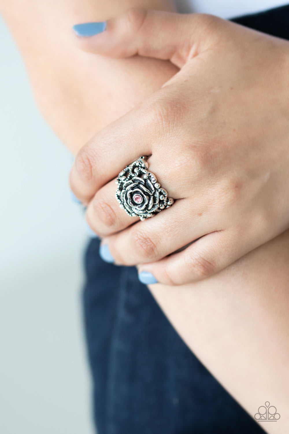 Paparazzi Rose Garden Royal Pink Ring