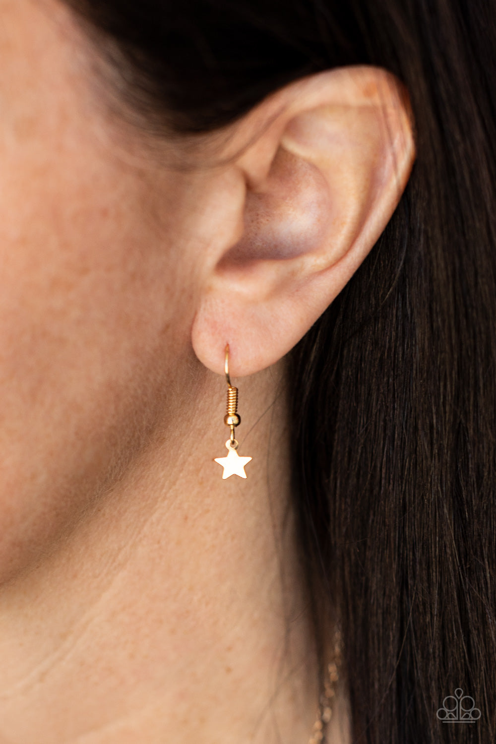 Paparazzi Starry Anthem Gold Short Necklace