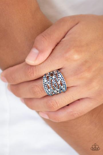 Paparazzi The Money Maker Blue Ring