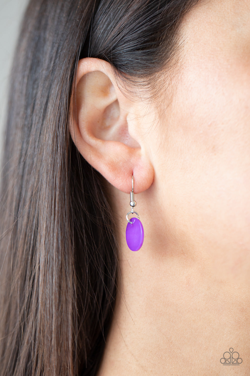 Paparazzi Tidal Tassels Purple Long Necklace