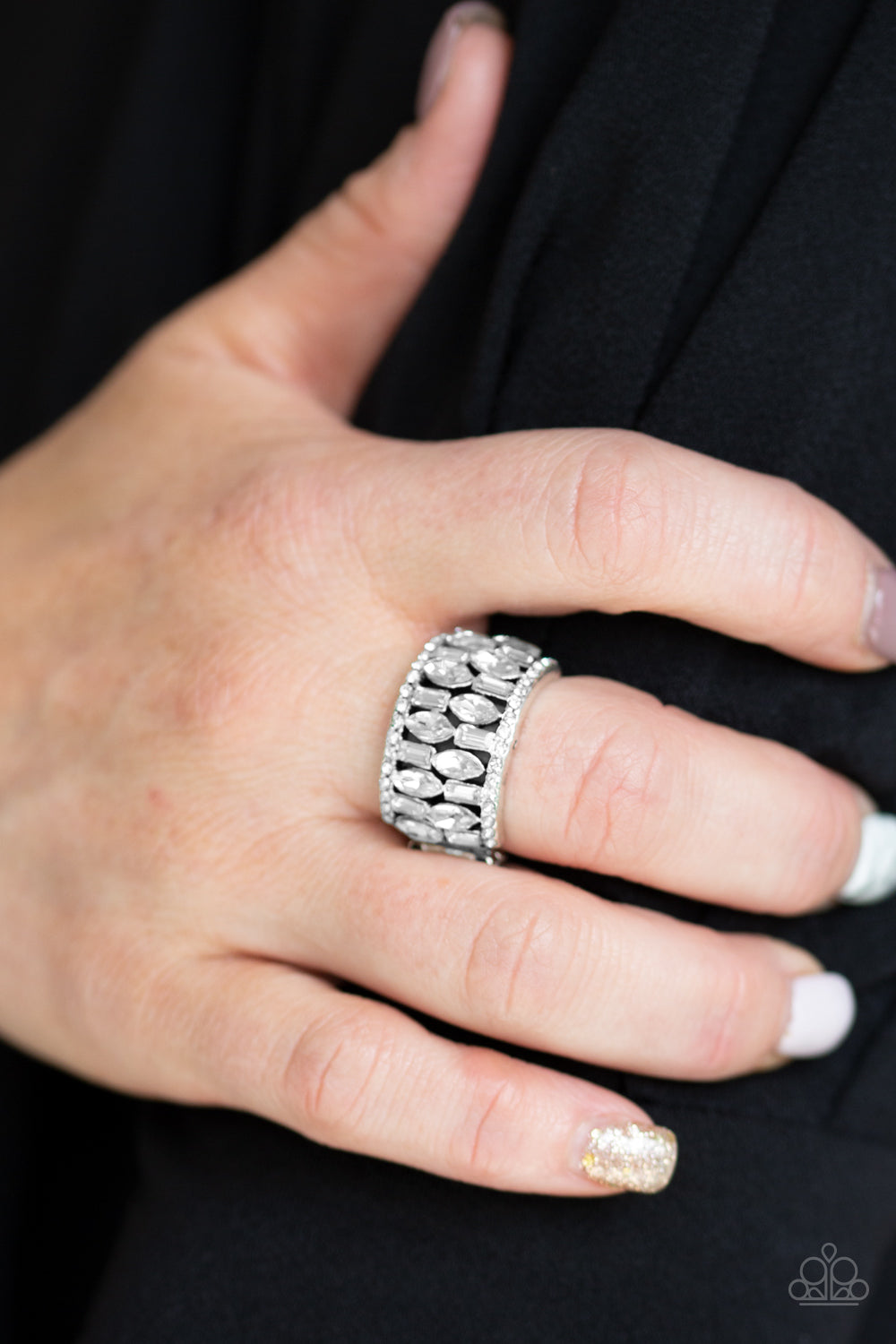 Paparazzi Treasure Trove Tribute White Ring
