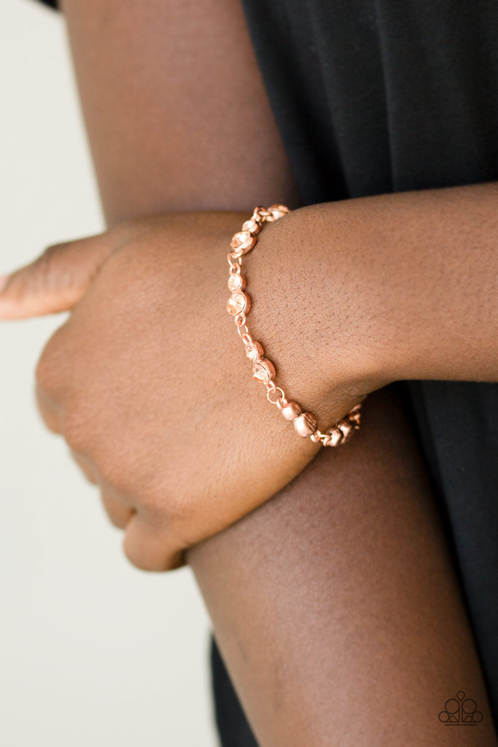 Paparazzi Twinkle Twinkle Little STARLET Copper Clasp Bracelet