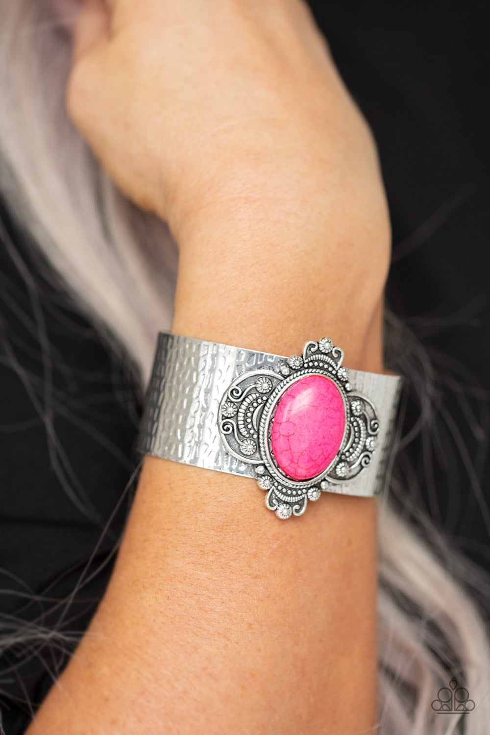 Paparazzi Yes I CANYON Pink Cuff Bracelet