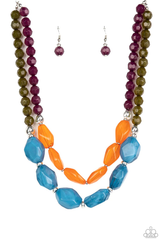 Paparazzi Tropical Trove Multi Short Necklace - P2ST-MTXX-078XX