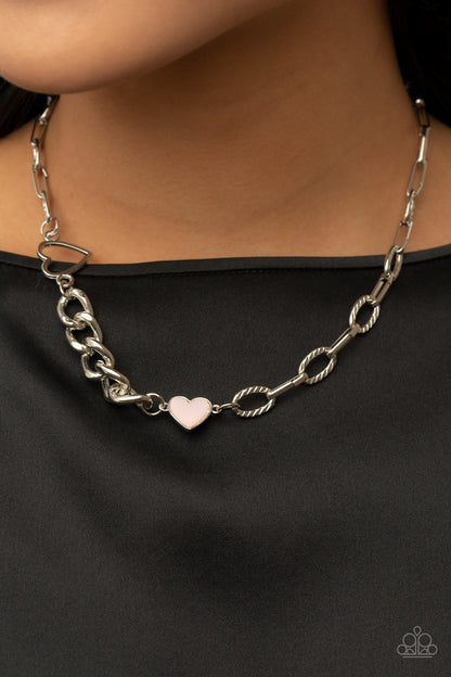 Paparazzi Little Charmer Pink Short Necklace - P2WH-PKXX-448XX