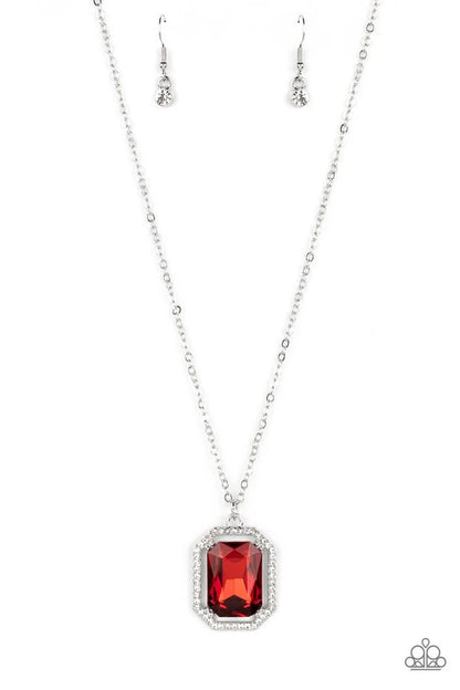 Paparazzi Galloping Gala Red Short Necklace - P2RE-RDXX-252XX