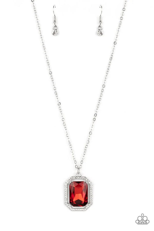 Paparazzi Galloping Gala Red Short Necklace - P2RE-RDXX-252XX