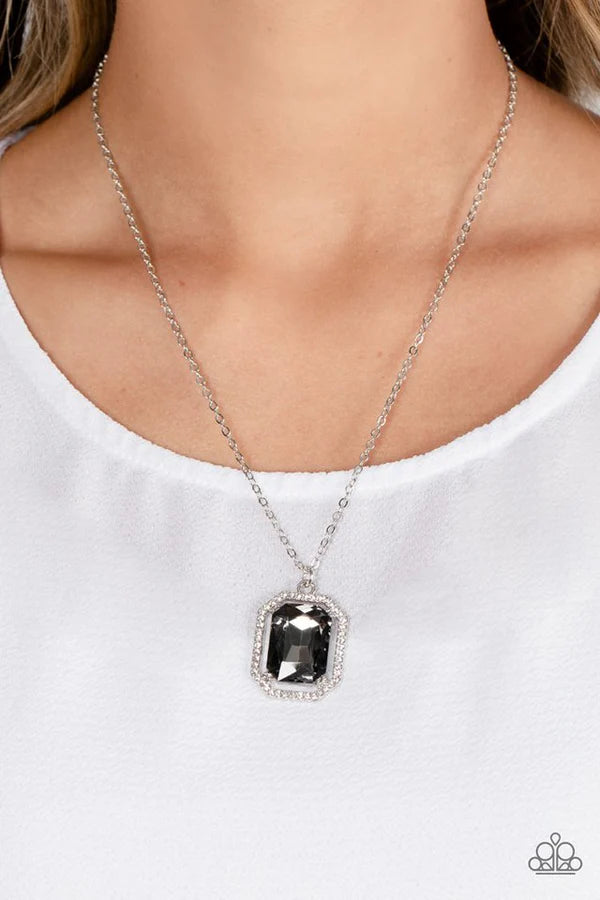 Paparazzi Galloping Gala Silver Short Necklace - P2RE-SVXX-465XX