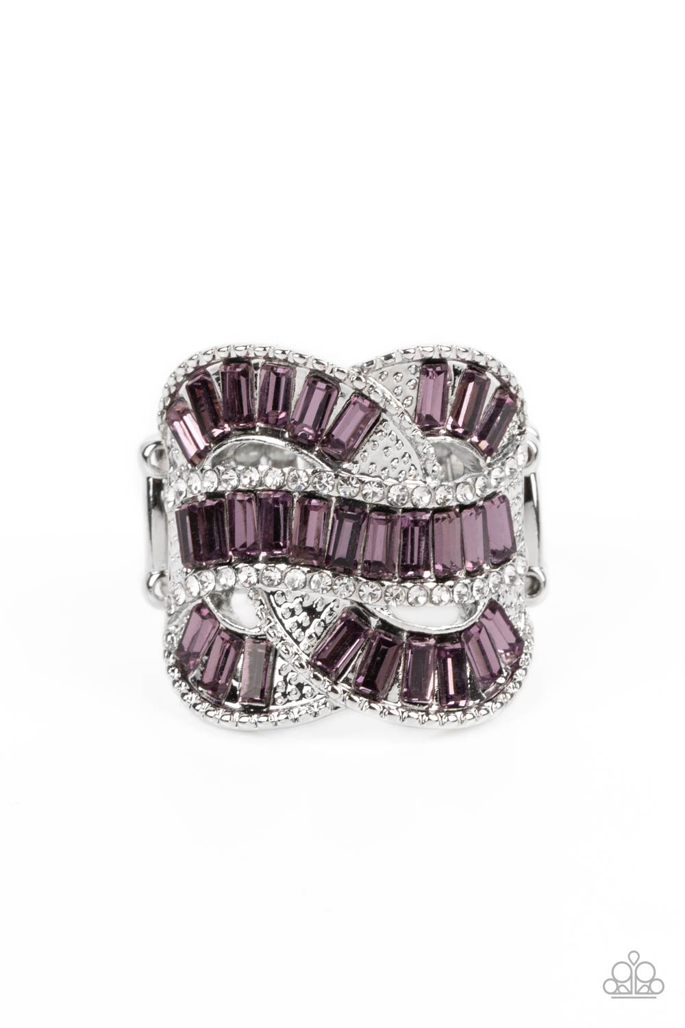 Paparazzi Six-Figure Flex Purple Ring - P4ST-PRXX-013XX