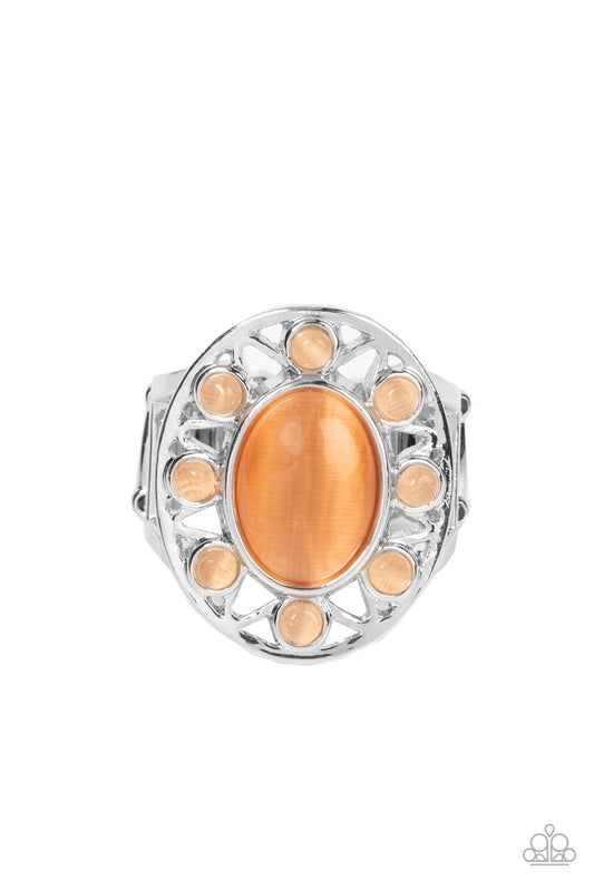 Paparazzi Sunny Solstice Orange Ring - P4ST-OGXX-005XX