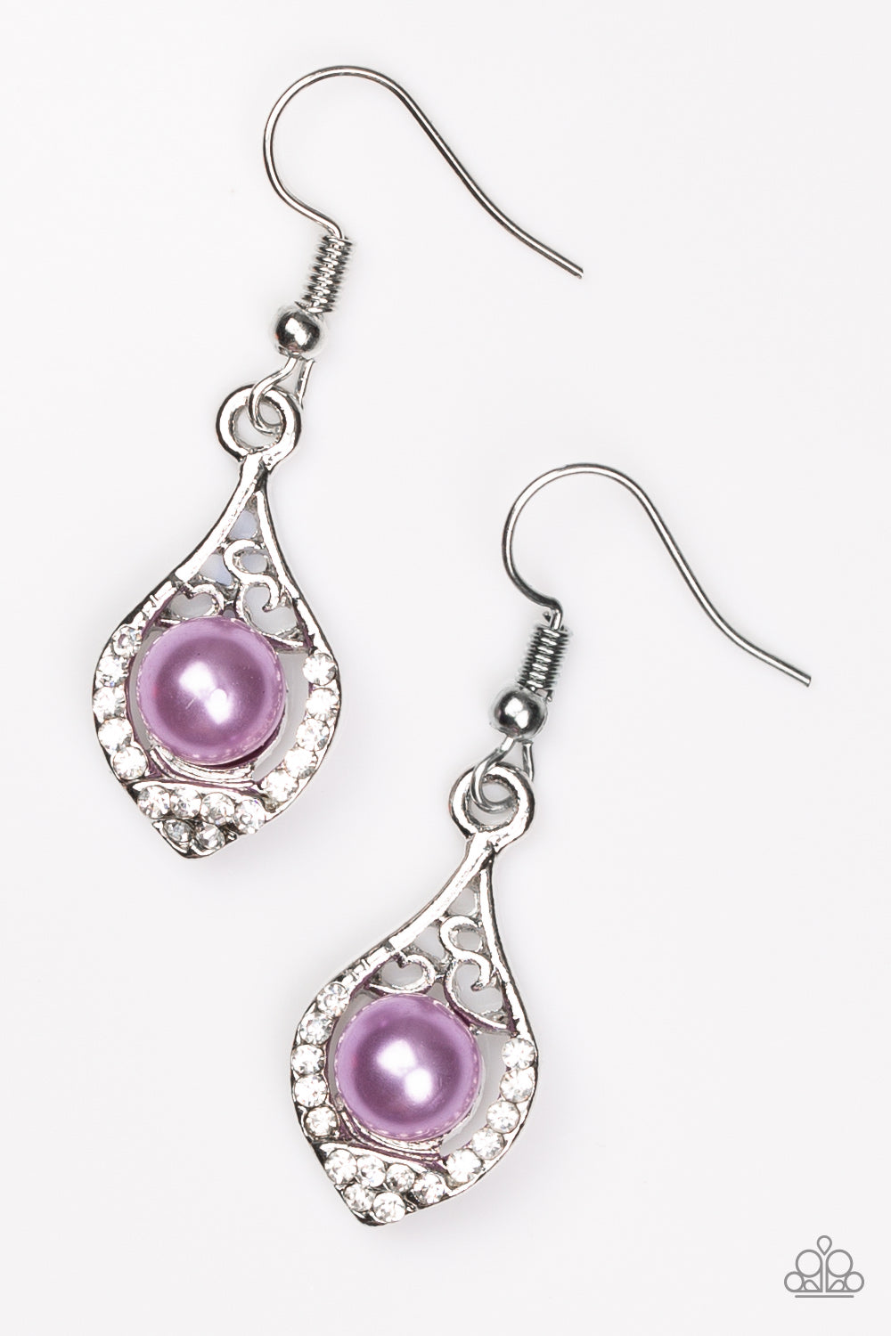 Paparazzi Westminster Waltz Purple Fishhook Earrings - P5RE-PRXX-100XX