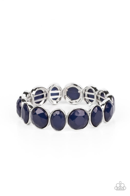 Paparazzi Whimsical Glow Blue Stretch Bracelet - P9WH-BLXX-256XX