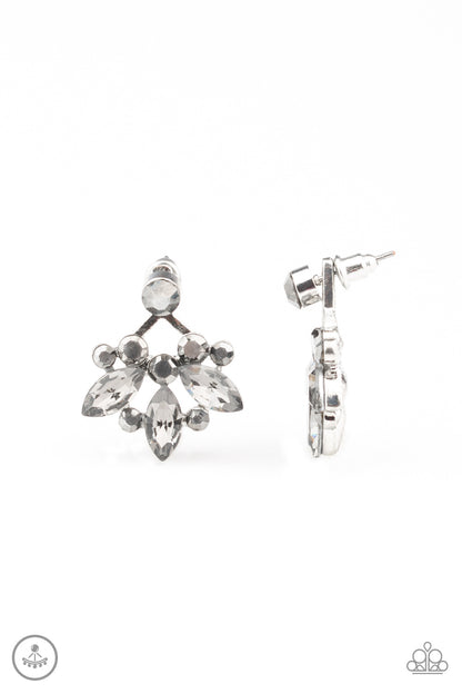 Paparazzi Crystal Constellations Silver Jacket Post Earrings