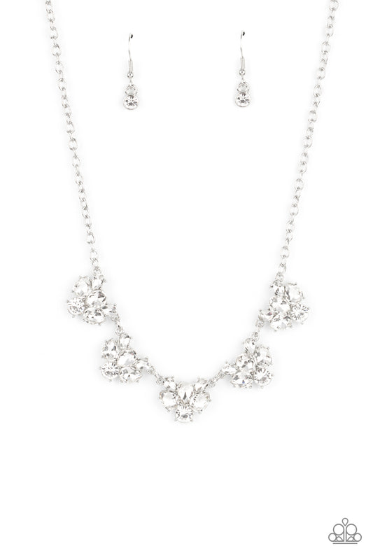 Paparazzi Envious Elegance White Short Necklace - P2RE-WTXX-564XX
