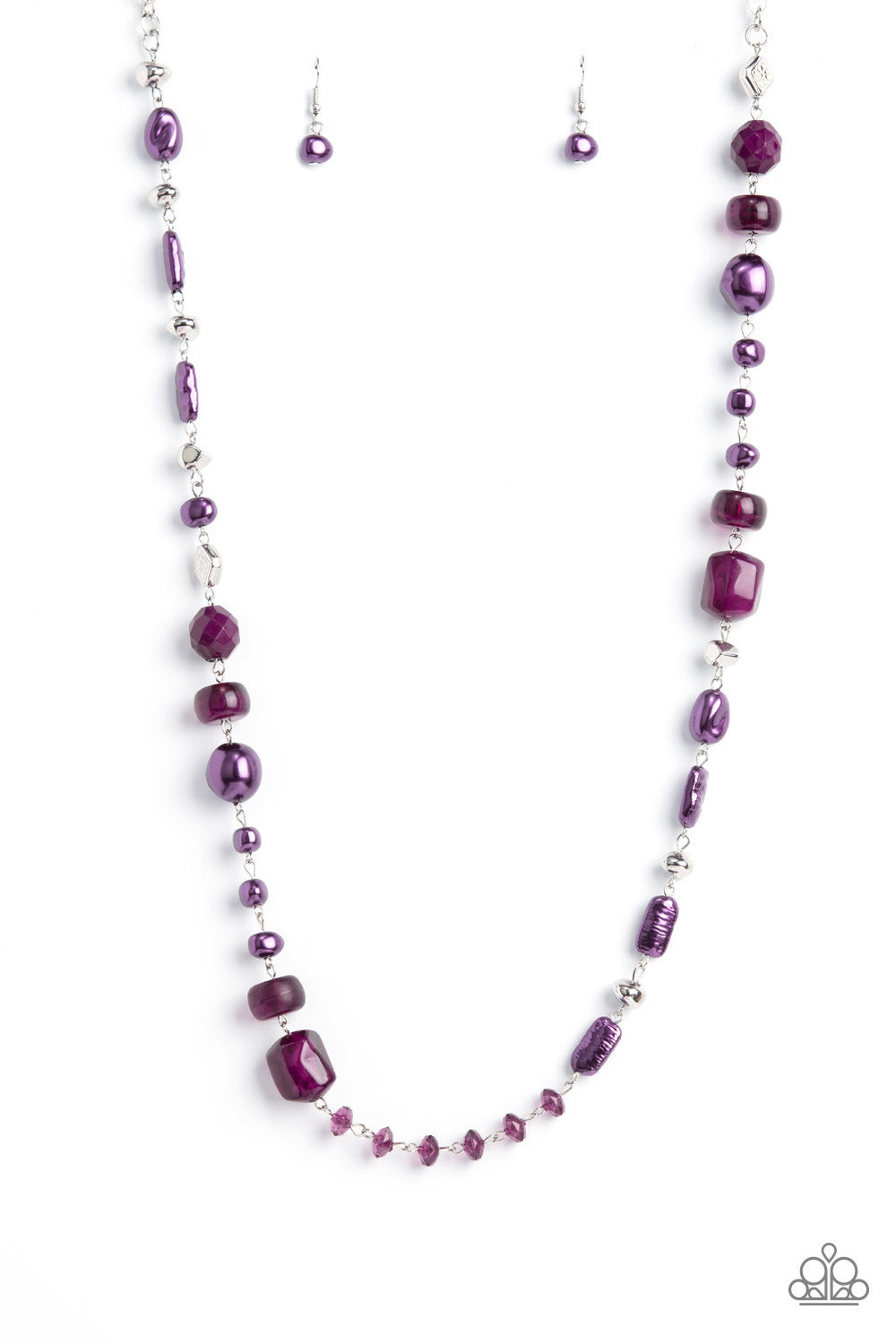 Paparazzi Juicy Gossip Purple Long Necklace - P2WH-PRXX-397XX