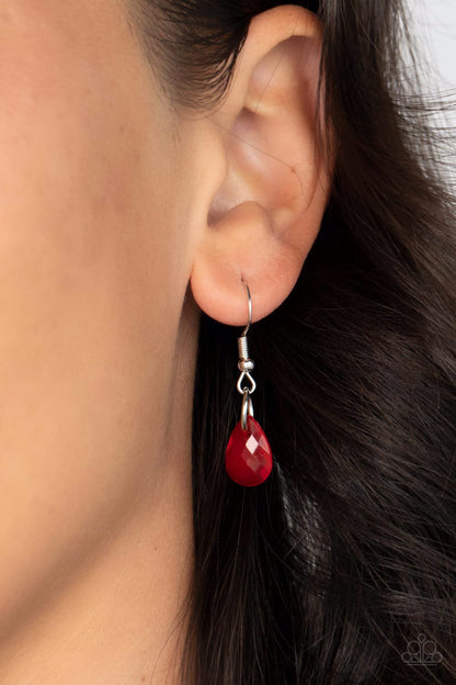 Paparazzi Crystal Cabaret Red Short Necklace - P2WH-RDXX-316XX