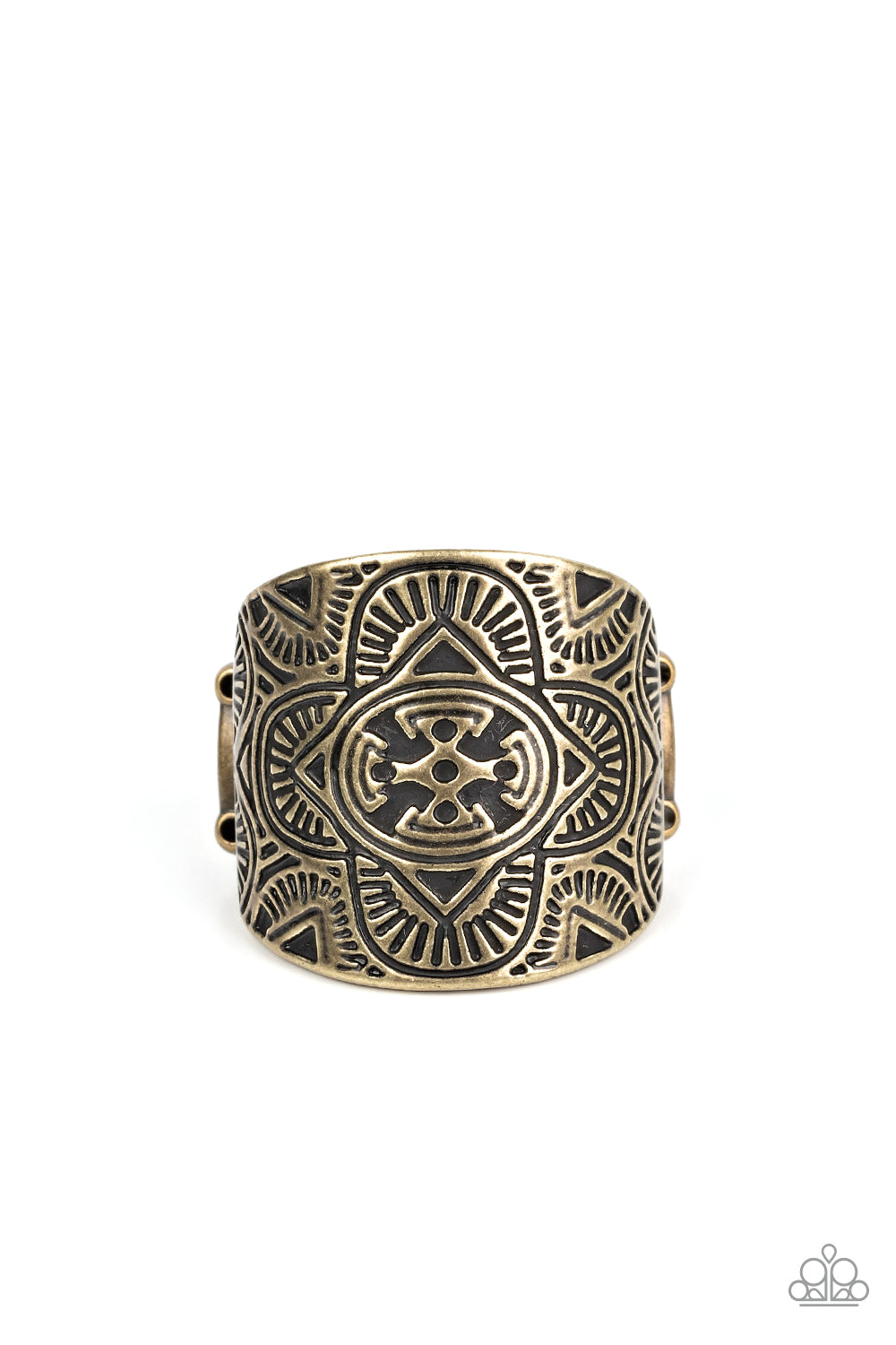 Paparazzi Argentine Arches Brass Ring - P4SE-BRXX-098XX