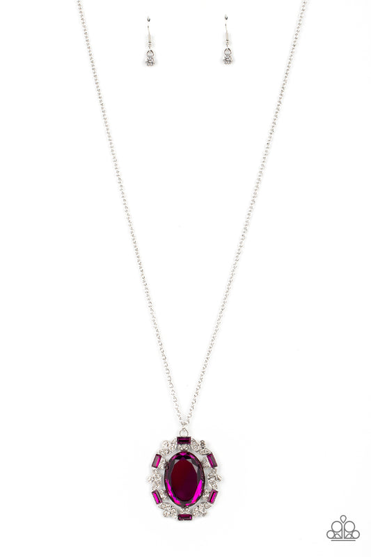 Paparazzi Noble Reflection Pink Long Necklace - P2RE-PKXX-381XX