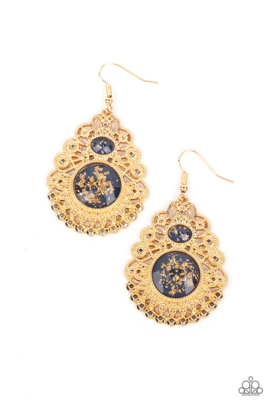 Paparazzi Welcoming Whimsy Blue Fishhook Earrings - P9WH-BRXX-125XX