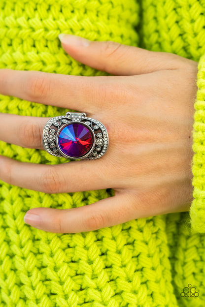 Paparazzi Galactic Garden Pink Ring - P4RE-PKXX-256XX