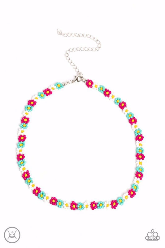Paparazzi SEED Limit Pink Choker Necklace - P2CH-PKXX-026XX