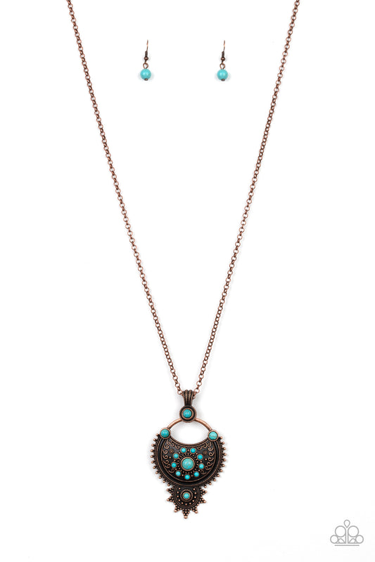 Paparazzi Solar Energy Copper Long Necklace