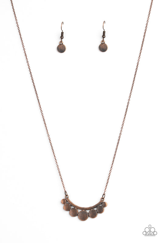 Paparazzi Melodic Metallics Copper Short Necklace