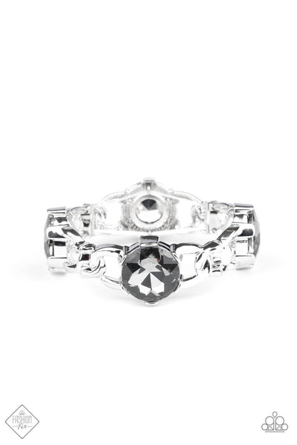 Paparazzi Light Up The Room Silver Stretch Bracelet - Fashion Fix Magnificent Musings January 2020