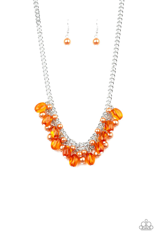 Paparazzi 5th Avenue Flirtation Orange Short Necklace