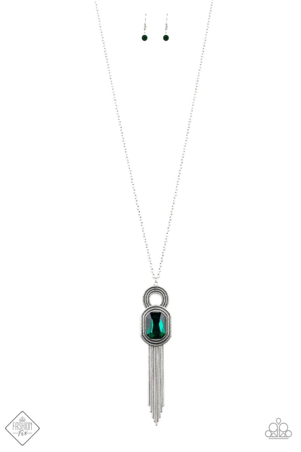 Paparazzi A Good Talisman Is Hard To Find Green Long Necklace - Fashion Fix Magnificent Musings December 2019