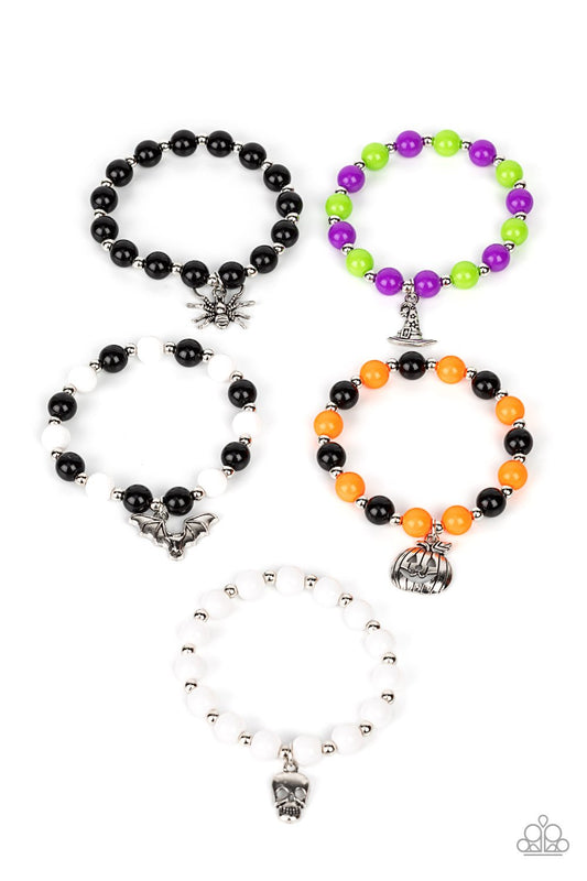Paparazzi Starlet Shimmer Kids Halloween Stretch Bracelet - P9SS-MTXX-308XX