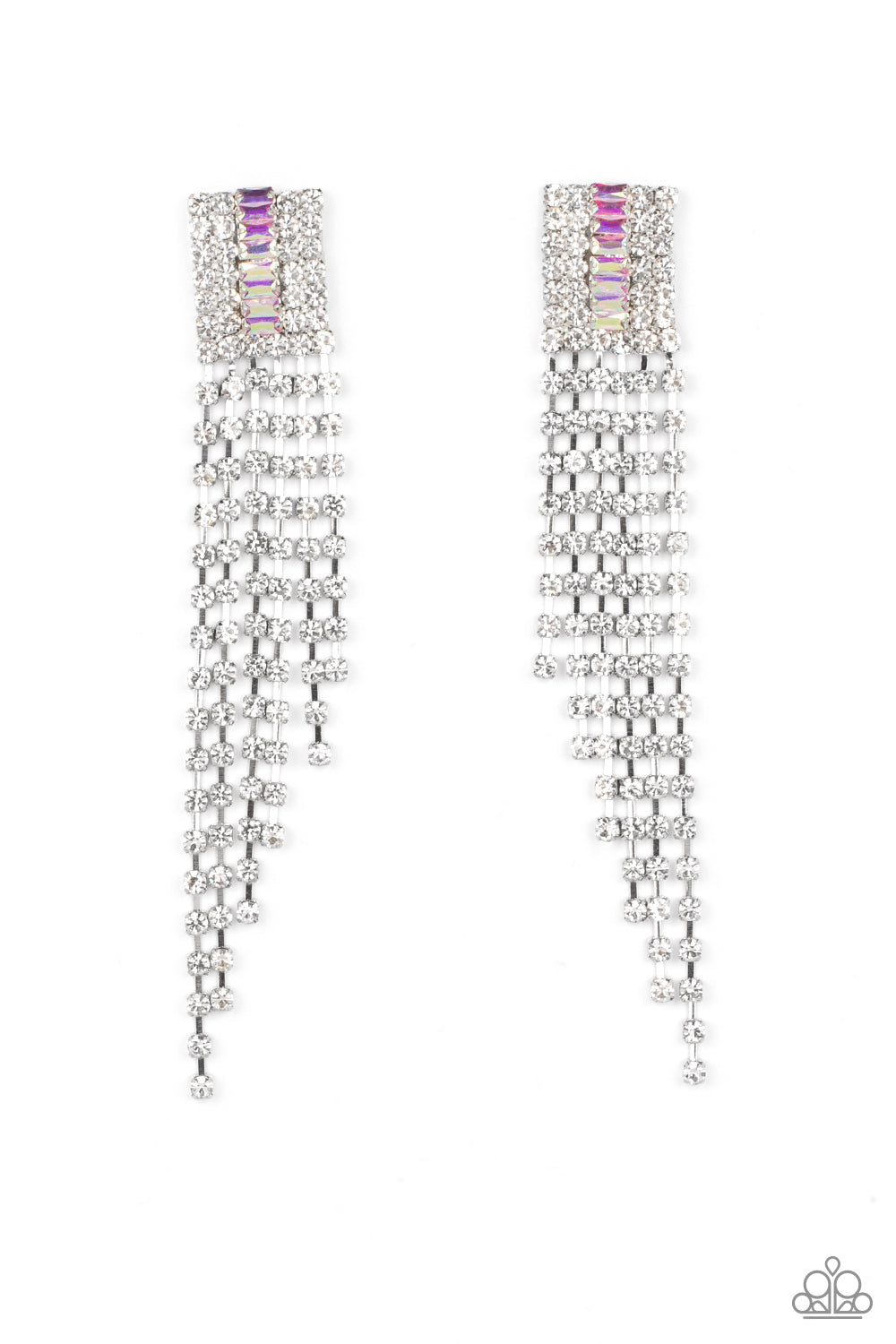 Paparazzi A-Lister Affirmations Multi Post Earrings - Life of the Party Exclusive May 2022 - P5PO-MTXX-086XX