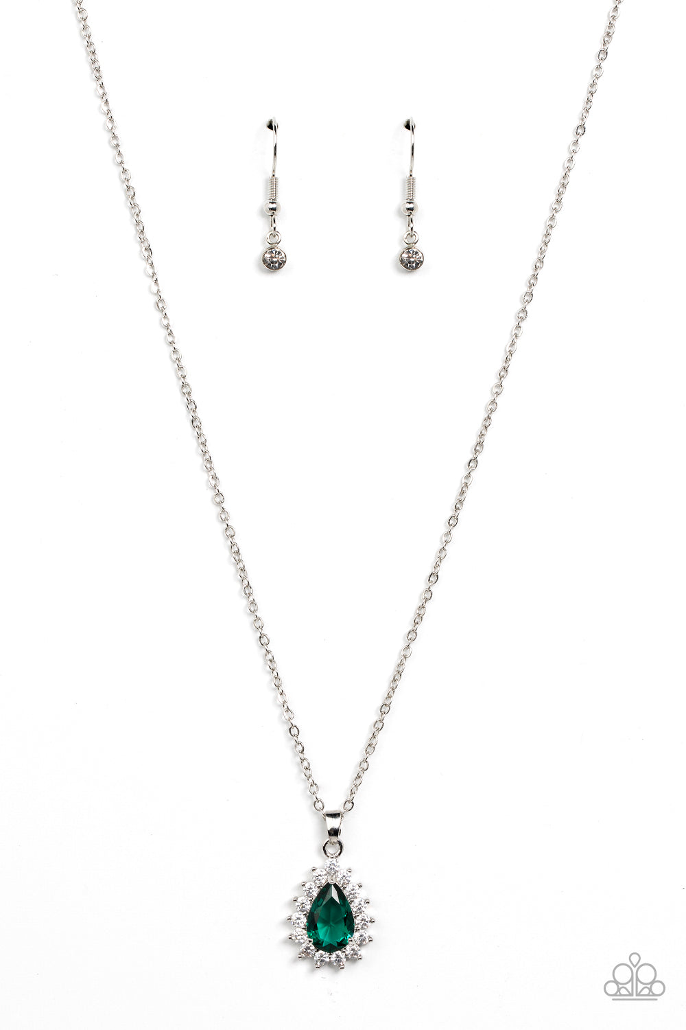 Paparazzi A Guiding SOCIALITE Green Short Necklace - P2DA-GRXX-099XX
