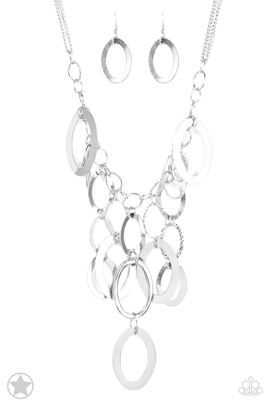 Paparazzi A Silver Spell Blockbuster Long Necklace