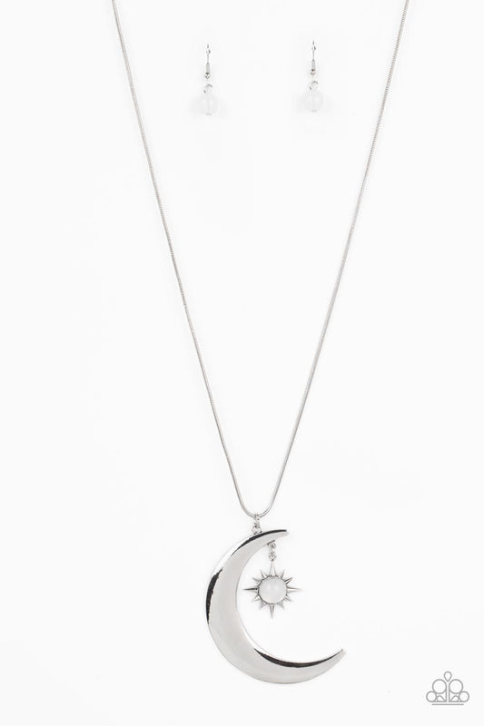 Paparazzi Astral Ascension White Long Necklace - P2SE-WTXX-291XX