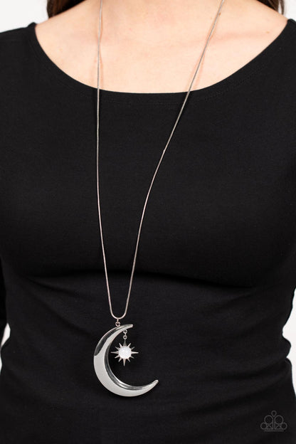 Paparazzi Astral Ascension White Long Necklace - P2SE-WTXX-291XX