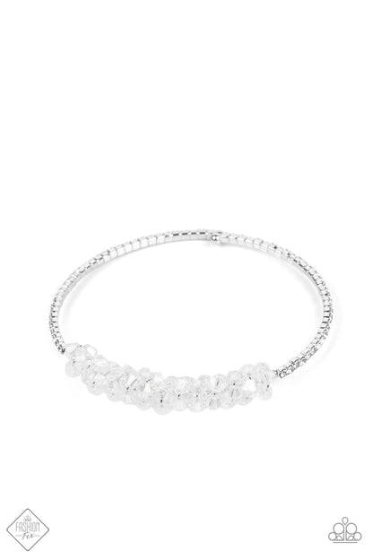 Paparazzi BAUBLY Personality White Adjustable Cuff Bracelet – Fashion Fix Fiercely 5th Avenue August 2022