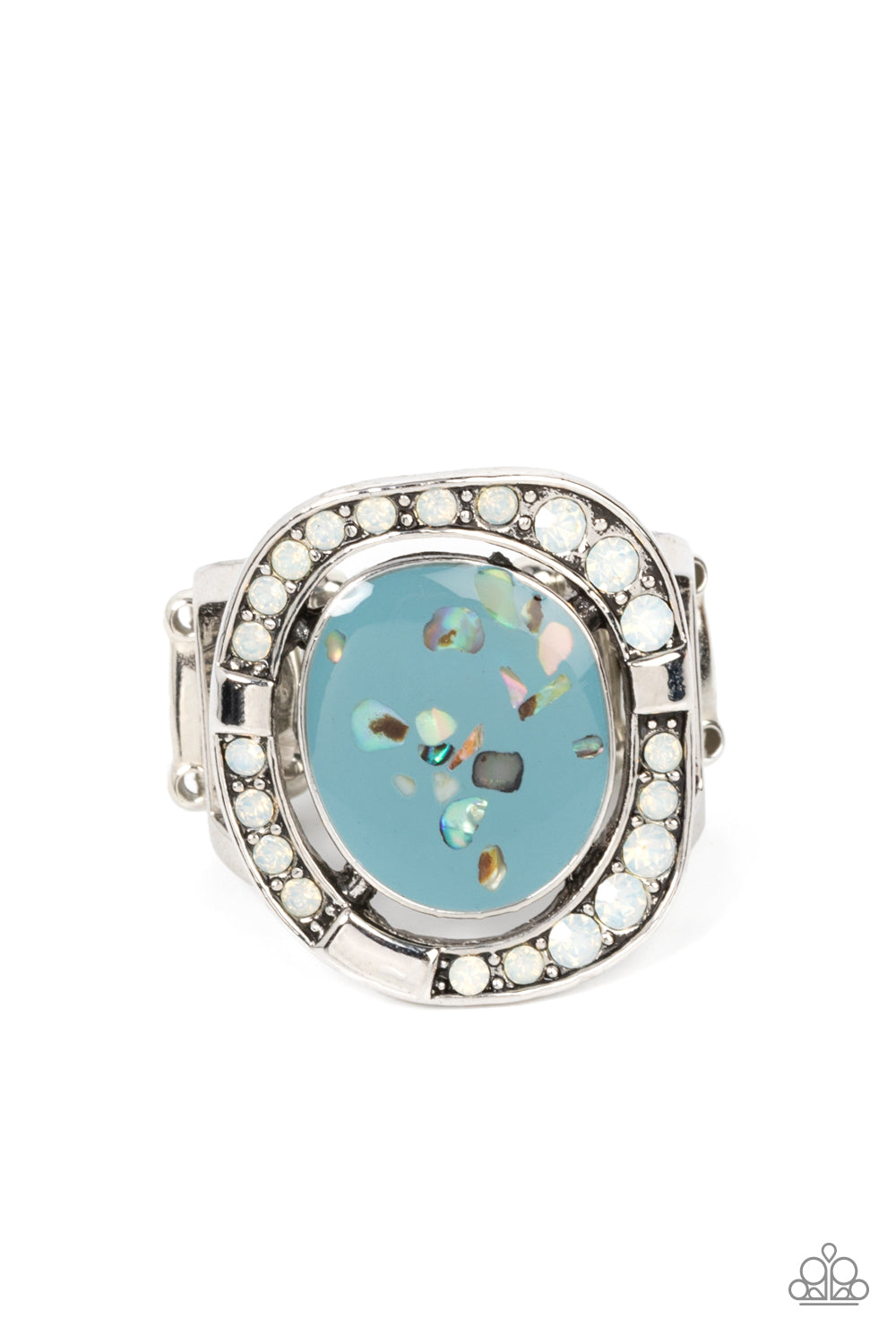 Paparazzi Beach Bijou Blue Ring - P4ST-BLXX-013XX