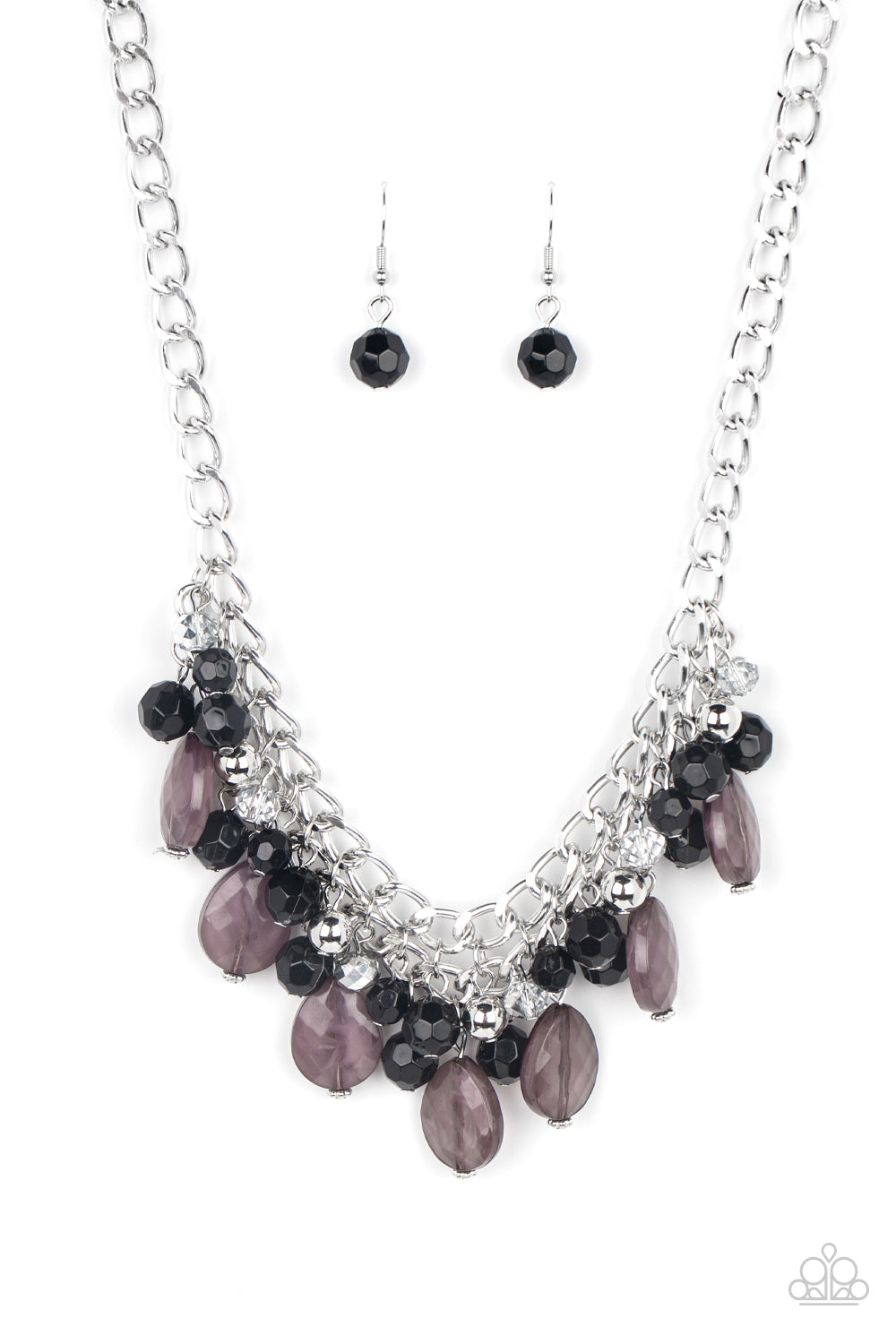 Paparazzi Beachside Dance Black Short Necklace - P2ST-BKXX-185XX